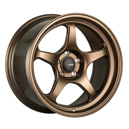 (set of 4) Konig Hyperspec Matte Bronze | 18x9" +42mm | 5x114.3mm Wheels