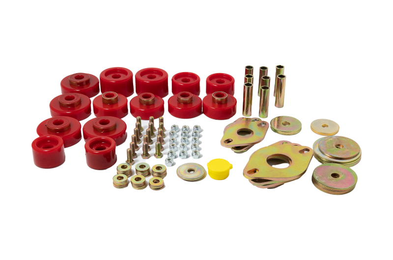 Energy Suspension 5.4117R Body Mount Bushing Set for 11-18 Ram 1500 Crew/Ext Cab