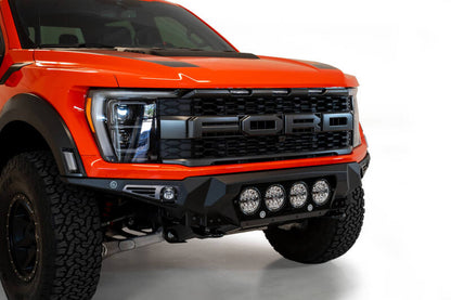Addictive Desert Designs 2021+ Ford Raptor Bomber Front Bumper w/ 4 Rigid 360 6in Light Mounts