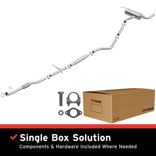 BRExhaust 2014-2018 Jeep Cherokee 2.4L Direct-Fit Replacement Exhaust System