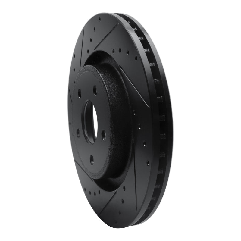 DFC D&S Brake Rotor (FRONT LEFT): Jeep Grand Cherokee (06-10) - Black