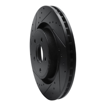 DFC D&S Brake Rotor (FRONT LEFT): Jeep Grand Cherokee (06-10) - Black