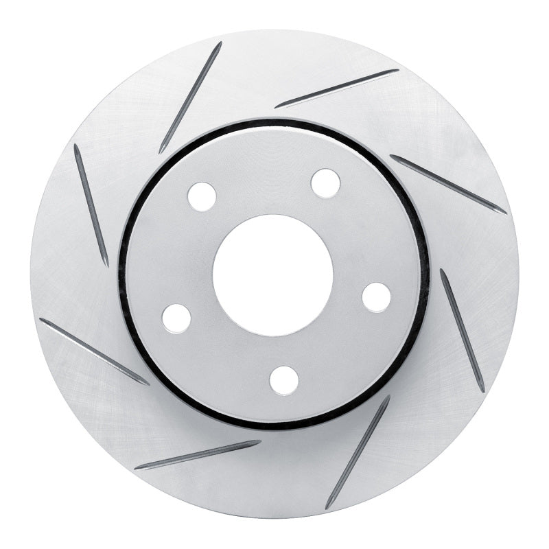 DFC Front Left Slotted Geoperformance Rotor: Jeep Wrangler 2.0L / 2.5L (07-18)