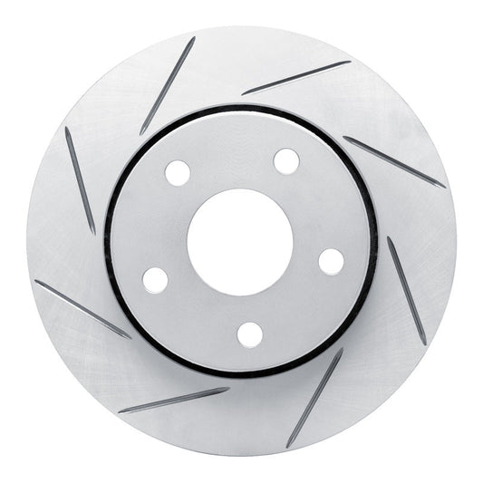 DFC Front Left Slotted Geoperformance Rotor: Jeep Wrangler 2.0L / 2.5L (07-18)