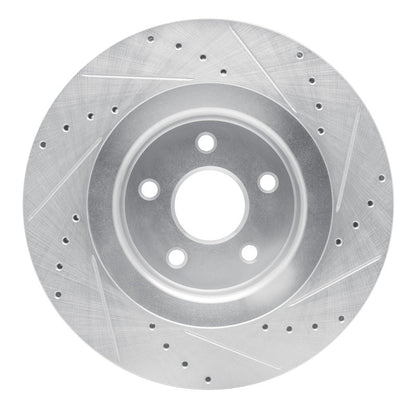 DFC D&S Silver Brake Rotor (FRONT LEFT): Jeep Grand Cherokee (06-10)