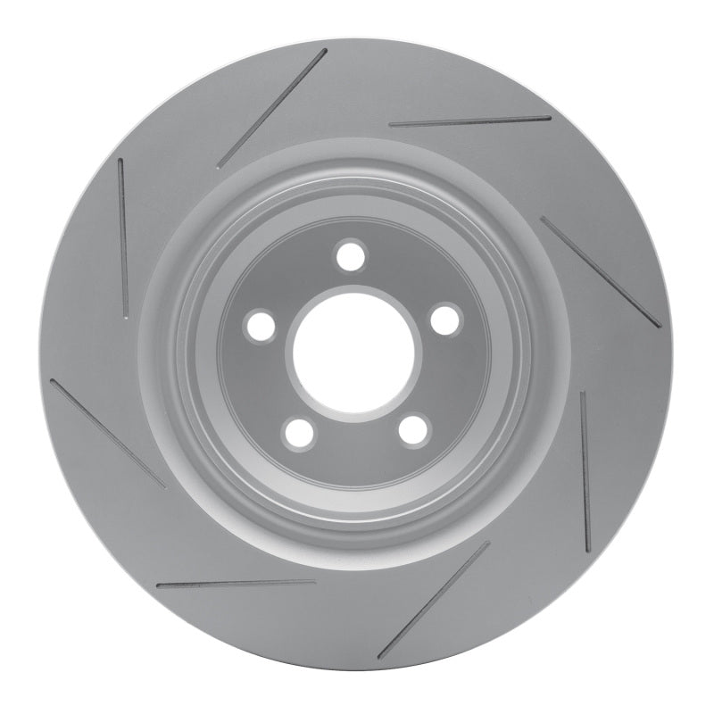 DFC Rear GeoSPEC Coated Slotted Brake Rotor: Chrysler 300 (05-23)