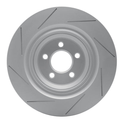 DFC Rear GeoSPEC Coated Slotted Brake Rotor: Chrysler 300 (05-23)