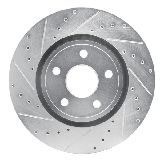 DFC D&S Silver Brake Rotor (FRONT LEFT): Dodge Durango 3.6L / 5.7L (11-25)