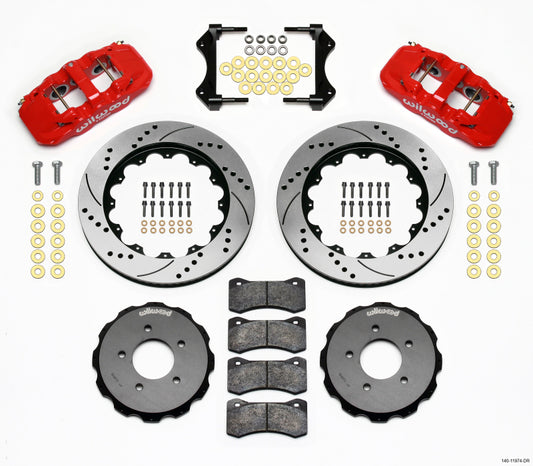 Wilwood AERO6 Front Hat Kit | BMW E46 (98-07) (140-11974-DR)
