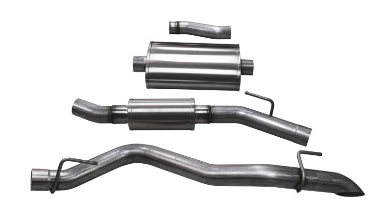 CORSA Sport, Touring / 3.0 in Cat-Back Turn Downs | 2020-25 Jeep Gladiator JT 3.6L (21061, 21063)