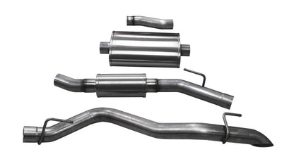 CORSA Sport, Touring / 3.0 in Cat-Back Turn Downs | 2020-25 Jeep Gladiator JT 3.6L (21061, 21063)