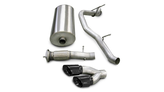 CORSA Sport / 3.0 in Cat-Back SSE 4.0 in Twin Tips | 2007-2010 Yukon Denali Escalade 6.2L (14202)