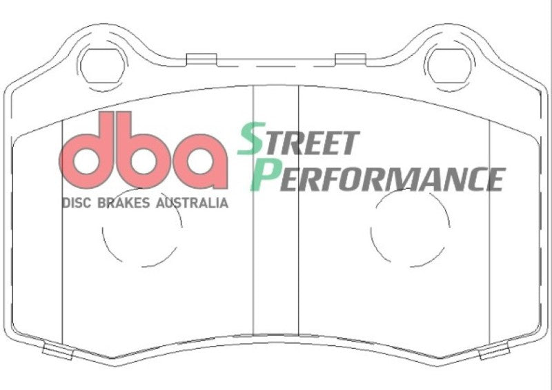 DBA Street Performance Front Brake Pads | Dodge Viper (92-02) (DB1936SP)