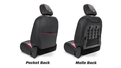PRP 2018+ Jeep Wrangler JLU/4 Door/ Jeep Gladiator JT/ Rubicon Front Seat Covers (Pair) - All Black