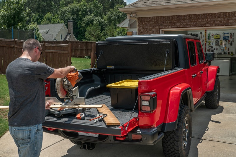Rugged Ridge 13550.24 Armis Hard Folding Bed Cover for 2020-2024 Jeep Gladiator