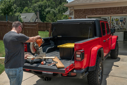 Rugged Ridge 13550.24 Armis Hard Folding Bed Cover for 2020-2024 Jeep Gladiator