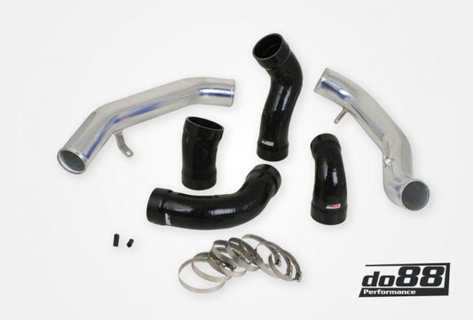 do88 TR-160-S 70mm Intercooler Pressure Pipe Kit Black for 08-15 Volvo T6 3.0L