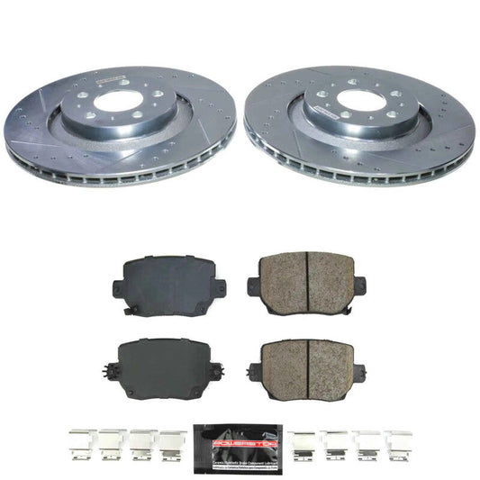 PowerStop 20-24 Tesla Y Rear Z23 Evolution Brake Kit (K9254)