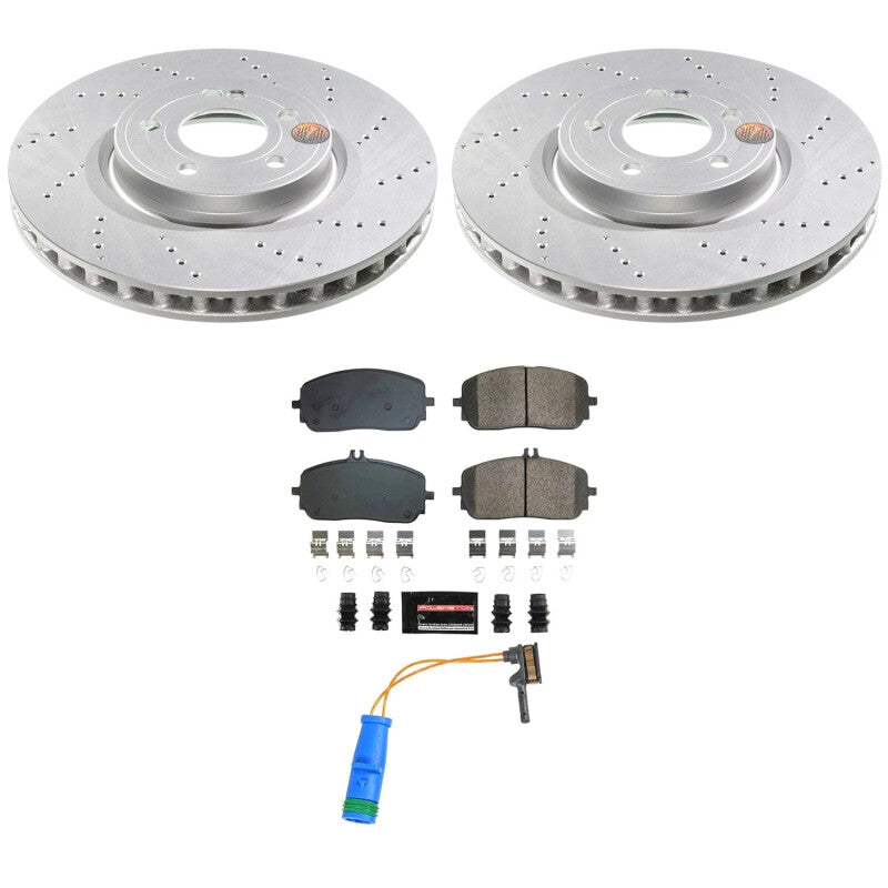 PowerStop Front Z23 Coated Brake Kit | Mercedes-Benz A220 (19-22) (CRK9204)