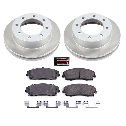 PowerStop 05-08 Dodge Magnum Front Semi-Coated Rotor Kit (SC1714)
