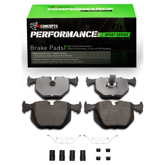 R1 Performance Sport Rear Brake Pads & Hardware Kit | BMW M3 (91-10) (2115-0683-01)
