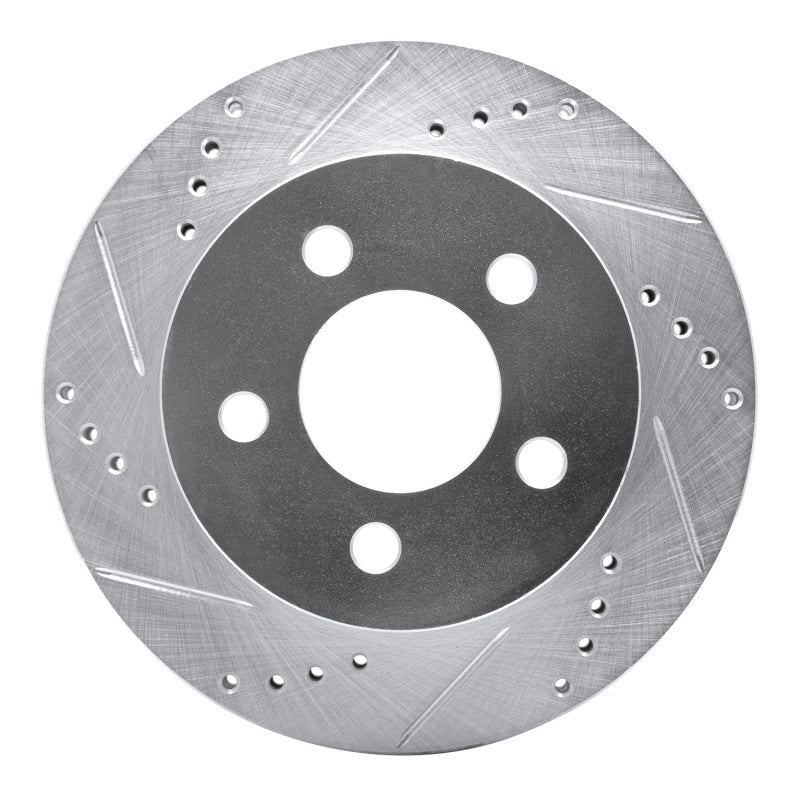 DFC D&S Silver Brake Rotor (FRONT LEFT): Jeep Wrangler (99-06)