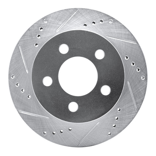 DFC D&S Silver Brake Rotor (FRONT LEFT): Jeep Wrangler (99-06)