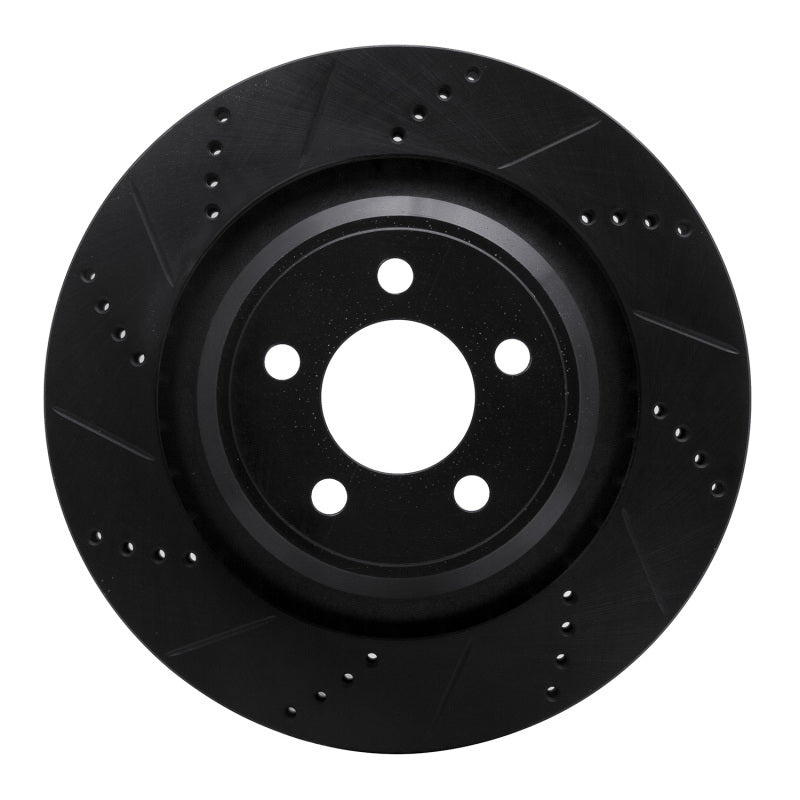 DFC D&S Black Brake Rotor (REAR LEFT): Chrysler 300 (05-23)