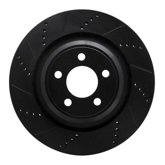DFC D&S Black Brake Rotor (REAR LEFT): Chrysler 300 (05-23)