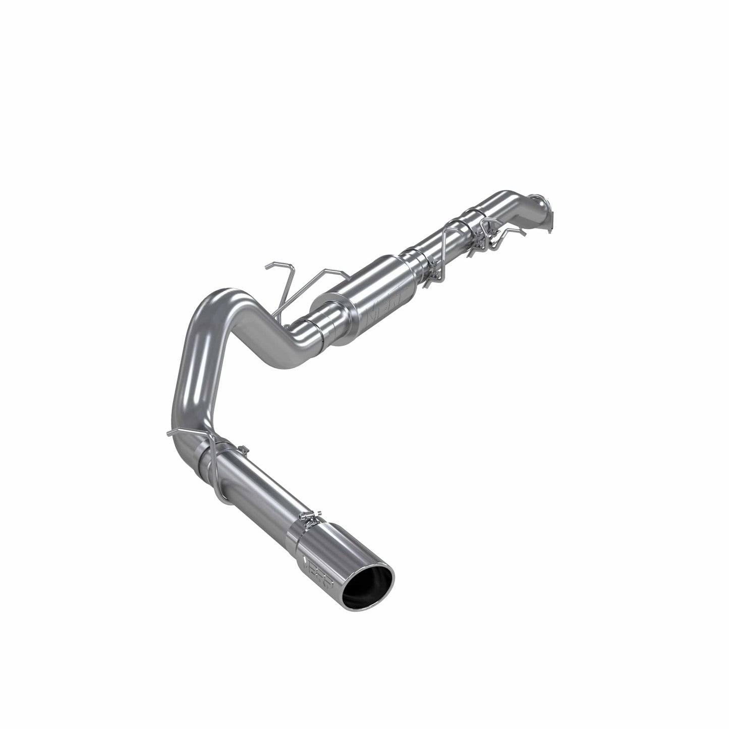 MBRP 4in. Cat-Back Single Side Exit (Stock Cat) Aluminum Exhaust | Ford F-250/350 6.0L EC/CC (03-07) (S6208AL)
