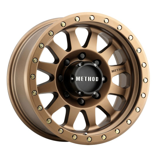 Method MR304 Double Standard Bronze | 17x8.5" +0mm | 8x6.5mm Wheel