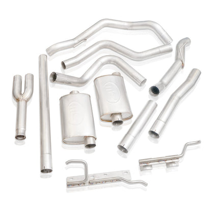 Stainless Works 3in Legend Catback Y-Pipe | Chevrolet Silverado 5.3L (19+) Use Factory Tips (CT19CBUBYL)