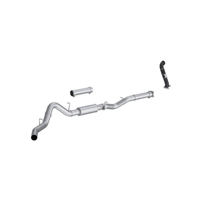 MBRP S6003P AL 4" Cat-Back Single Side w/Muffler for 05 Silverado/Sierra 2500HD