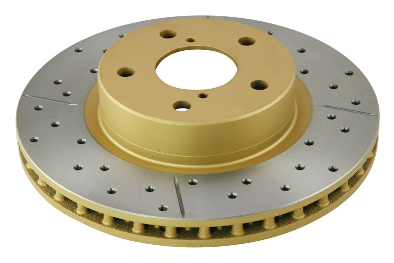 DBA Street Series Drilled & Slotted Front Rotor | Subaru Impreza (93-01) (DBA642X)