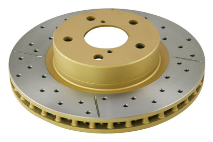 DBA Street Series Drilled & Slotted Front Rotor | Subaru Impreza (93-01) (DBA642X)