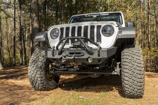 Rugged Ridge 11540.32 HD Front Bumper for 2018-2024 Jeep Wrangler JL (4WD)