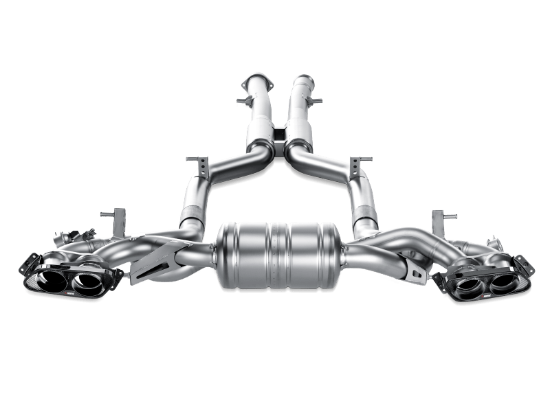Akrapovic 10-14 AMG SLS Coupe/Roadster Evolution Line Cat Back (Titanium) w/ Carbon Tips