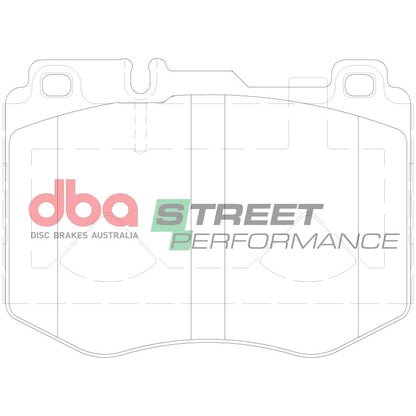 DBA Perf Brake Pads | Mercedes-Benz C-Class GLC E-Class (15-23) w/ Sport & AMG Packages (DB15182SP)