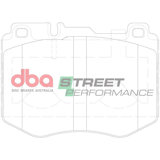 DBA Perf Brake Pads | Mercedes-Benz C-Class GLC E-Class (15-23) w/ Sport & AMG Packages (DB15182SP)