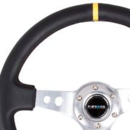 NRG RST-006 Sport Steering Wheels - 350mm x 3" Deep - Premium Leather