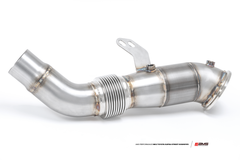 AMS 19-26 Toyota Supra Street Downpipe w/GESI Cat | Supra A90 (AMS.38.05.0001-2)