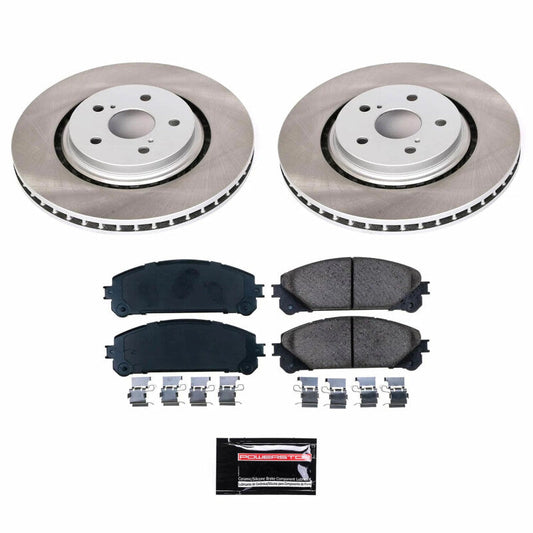 PowerStop 20-23 Toyota Camry Front Semi-Coated Rotor Kit (SC7688)