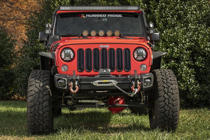 Rugged Ridge 11549.11 Arcus Front Bumper Set for 07-18 Jeep Wrangler JK