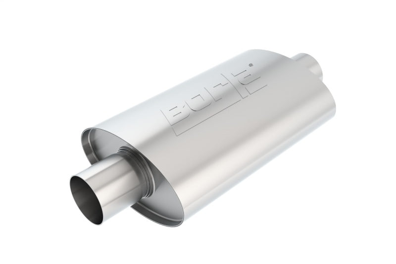 Borla XR-1 Sportsman Muffler | Oval 2.5in In/Out 12in Case (40941)