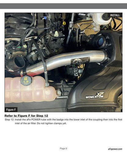 aFe Momentum XP Pro DRY S Cold Air Intake w/ Black Aluminum Tubes (50-30024D)