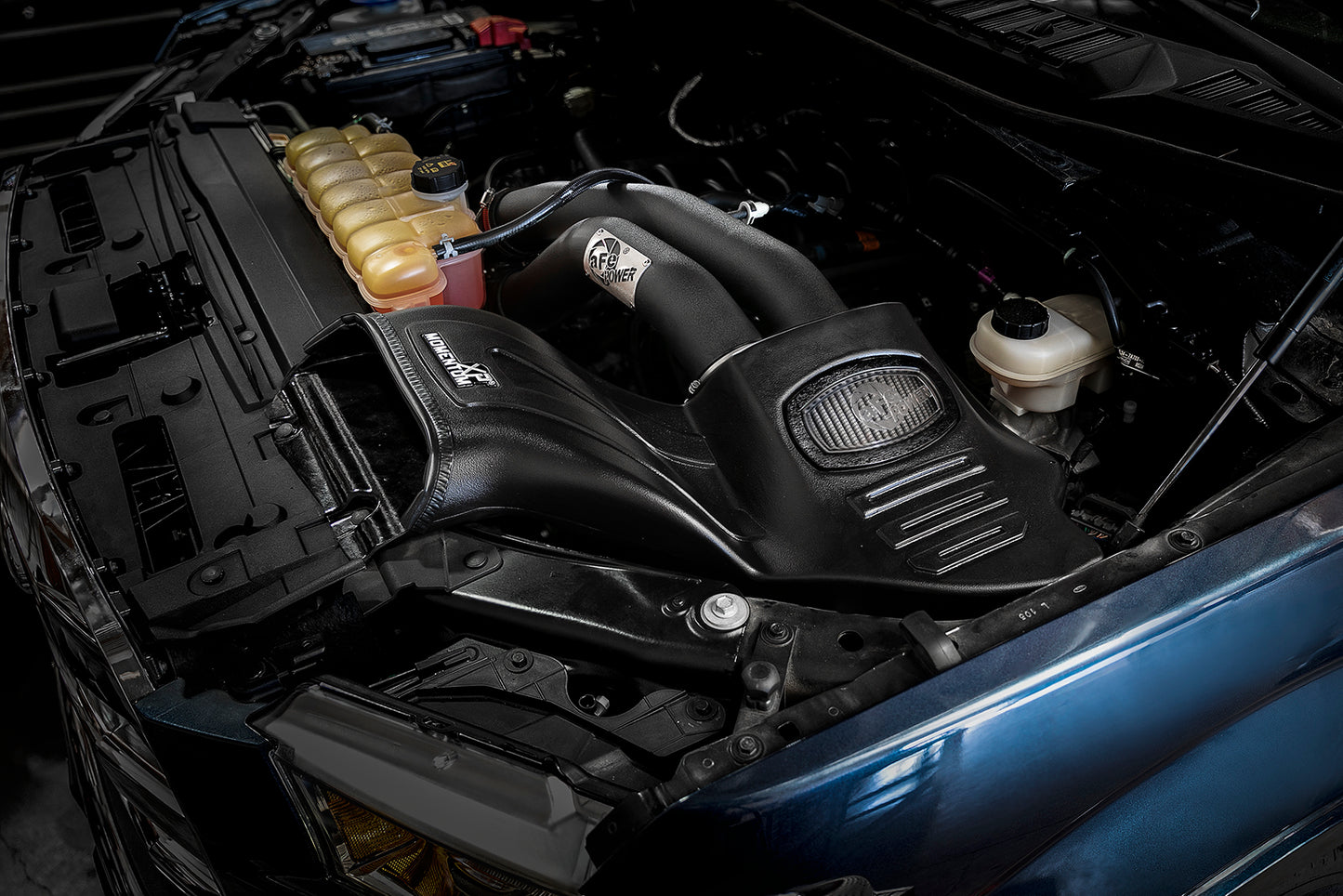 aFe Momentum XP Pro DRY S Cold Air Intake w/ Black Aluminum Tubes (50-30024D)