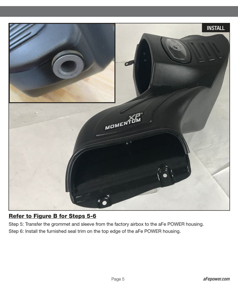 aFe Momentum XP Cold Air Intake w/ Pro 5R Blue | Ford F-150 V8 5.0L 2015-19 (50-30024RL)