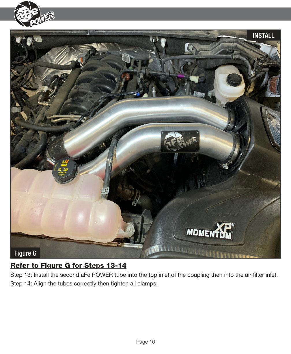 aFe Momentum XP Cold Air Intake w/ Pro 5R Blue | Ford F-150 V8 5.0L 2015-19 (50-30024RL)