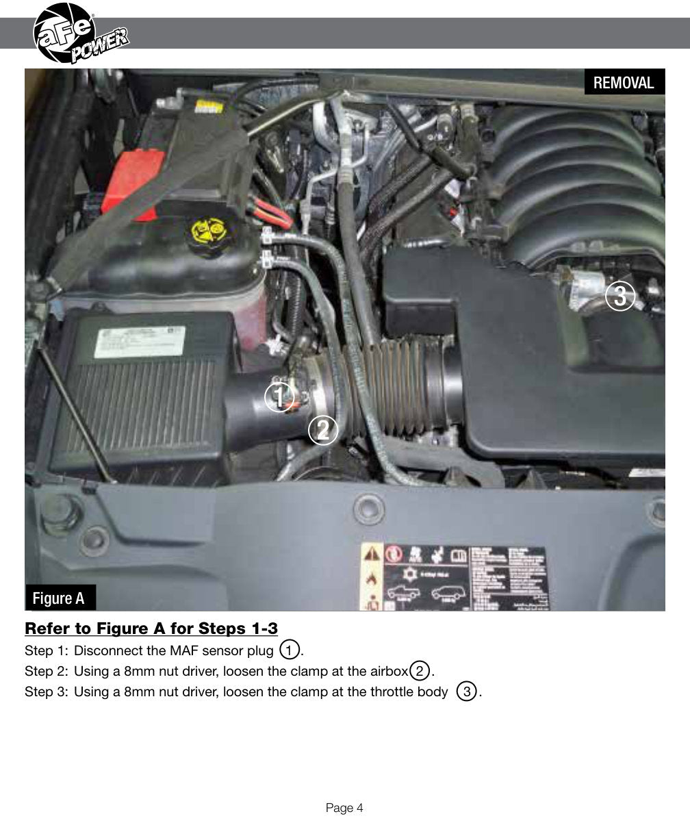 aFe Momentum XP Cold Air Intake w/ Pro 5R Brushed | GM Silverado/Sierra 1500 2014-19 (50-30028RH)
