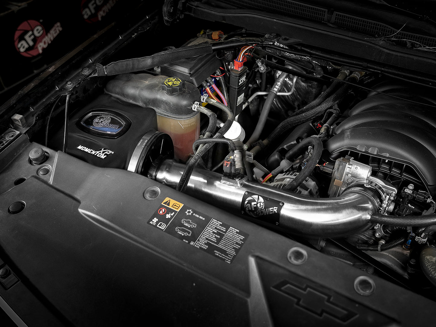 aFe Momentum XP Cold Air Intake w/ Pro 5R Brushed | GM Silverado/Sierra 1500 2014-19 (50-30028RH)